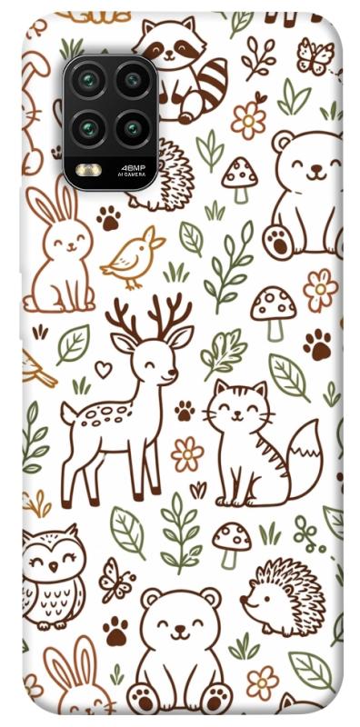 Чехол itsPrint Wildlife pattern для Xiaomi Mi 10 Lite, паттерн, купить оптом с доставкой