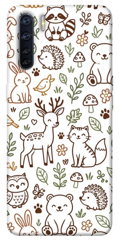 Чохол itsPrint Wildlife pattern для Oppo A91, паттерн, купити оптом з доставкою