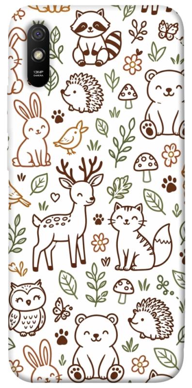 Чохол itsPrint Wildlife pattern для Xiaomi Redmi 9A, паттерн, купити оптом з доставкою