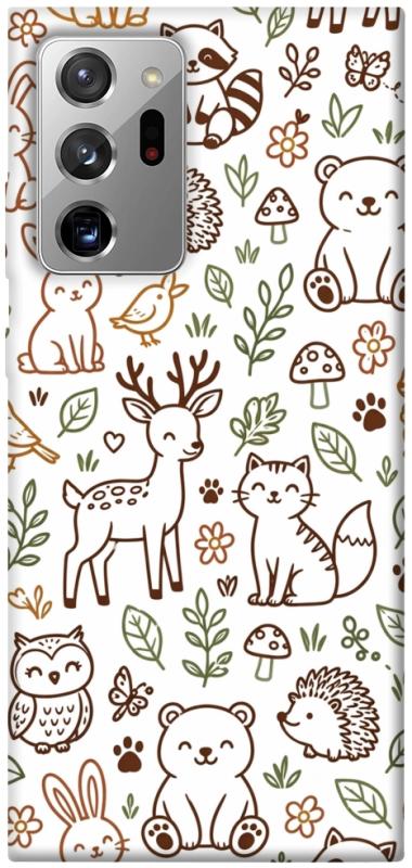 Чохол itsPrint Wildlife pattern для Samsung Galaxy Note 20 Ultra, паттерн, купити оптом з доставкою