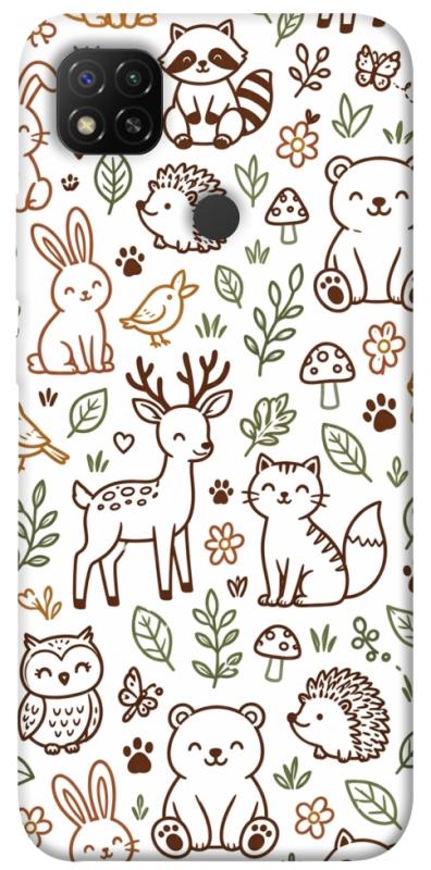 Чохол itsPrint Wildlife pattern для Xiaomi Redmi 9C, паттерн, купити оптом з доставкою