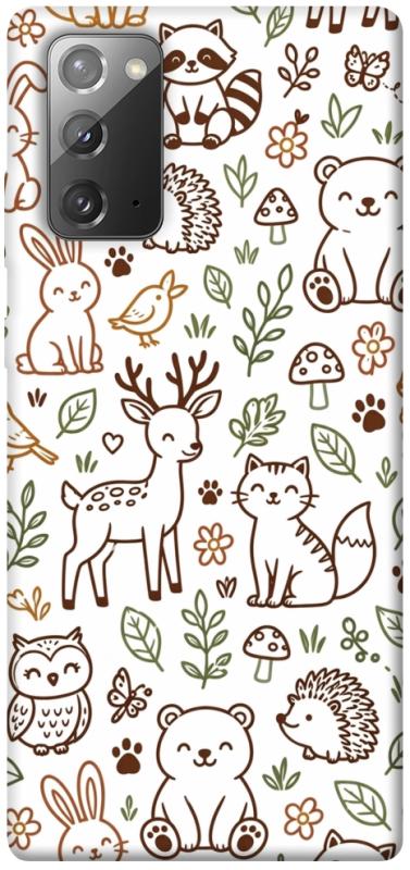 Чохол itsPrint Wildlife pattern для Samsung Galaxy Note 20, паттерн, купити оптом з доставкою