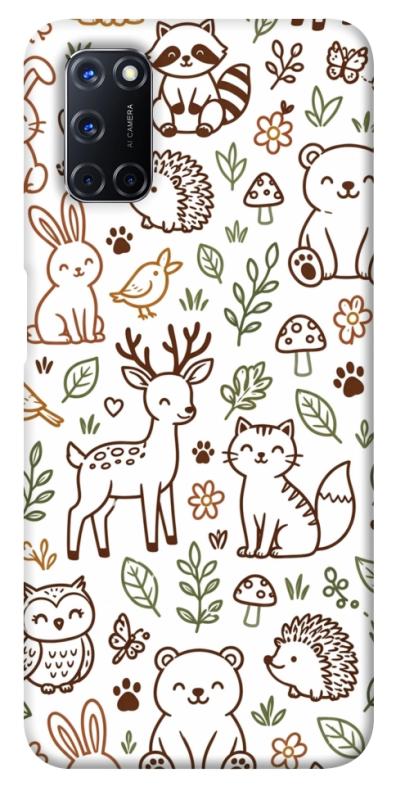 Чохол itsPrint Wildlife pattern для Oppo A52 / A72 / A92, паттерн, купити оптом з доставкою
