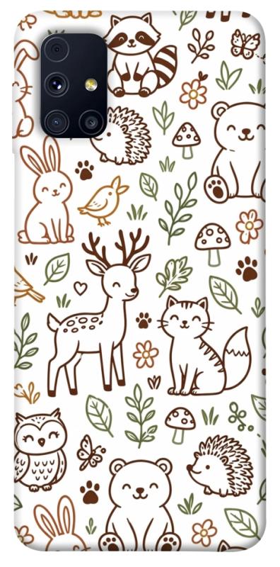Чохол itsPrint Wildlife pattern для Samsung Galaxy M31s, паттерн, купити оптом з доставкою
