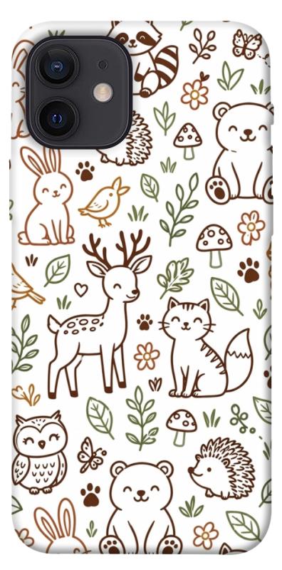 Чехол itsPrint Wildlife pattern для Apple iPhone 12 Pro (6.1"), паттерн, купить оптом с доставкой