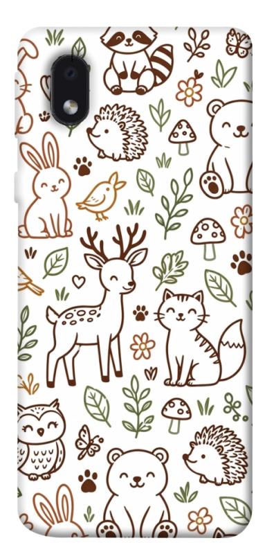 Чехол itsPrint Wildlife pattern для Samsung Galaxy M01 Core / A01 Core, паттерн, купить оптом с доставкой