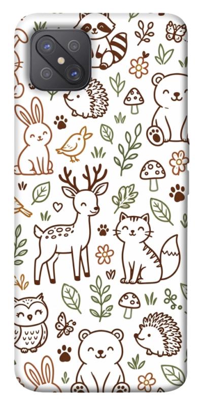 Чохол itsPrint Wildlife pattern для Oppo A92s, паттерн, купити оптом з доставкою