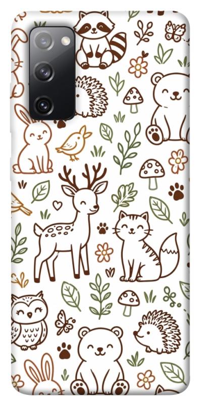 Чохол itsPrint Wildlife pattern для Samsung Galaxy S20 FE, паттерн, купити оптом з доставкою