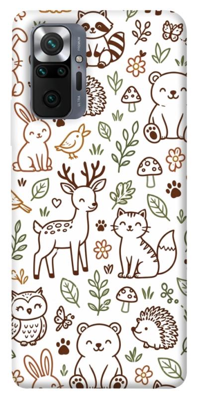 Чохол itsPrint Wildlife pattern для Xiaomi Redmi Note 10 Pro, паттерн, купити оптом з доставкою