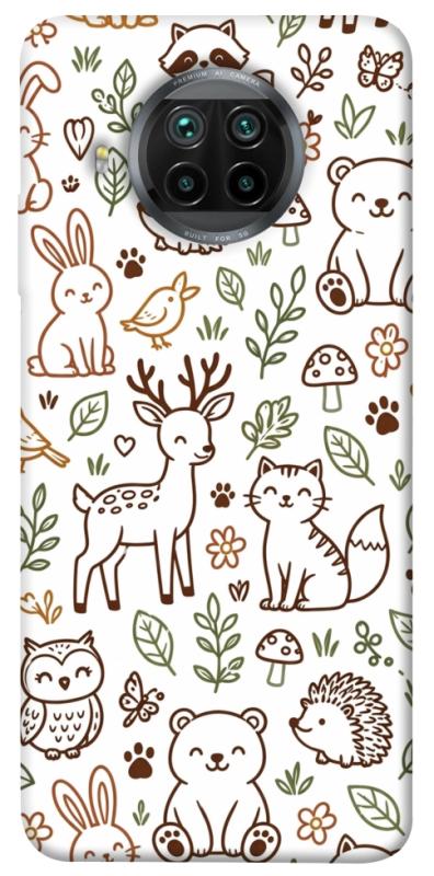 Чехол itsPrint Wildlife pattern для Xiaomi Mi 10T Lite / Redmi Note 9 Pro 5G, паттерн, купить оптом с доставкой