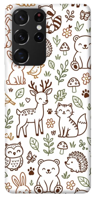Чохол itsPrint Wildlife pattern для Samsung Galaxy S21 Ultra, паттерн, купити оптом з доставкою