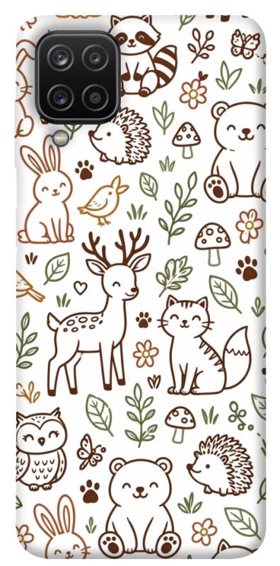 Чохол itsPrint Wildlife pattern для Samsung Galaxy A12, паттерн, купити оптом з доставкою