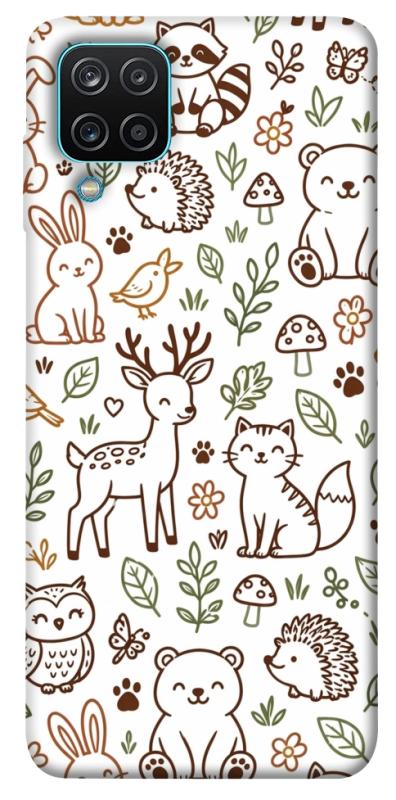 Чохол itsPrint Wildlife pattern для Samsung Galaxy A12, паттерн, купити оптом з доставкою