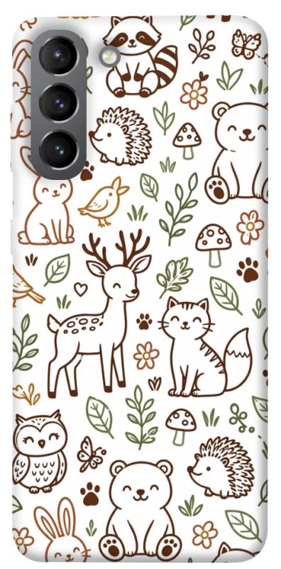Чехол itsPrint Wildlife pattern для Samsung Galaxy S21, паттерн, купить оптом с доставкой