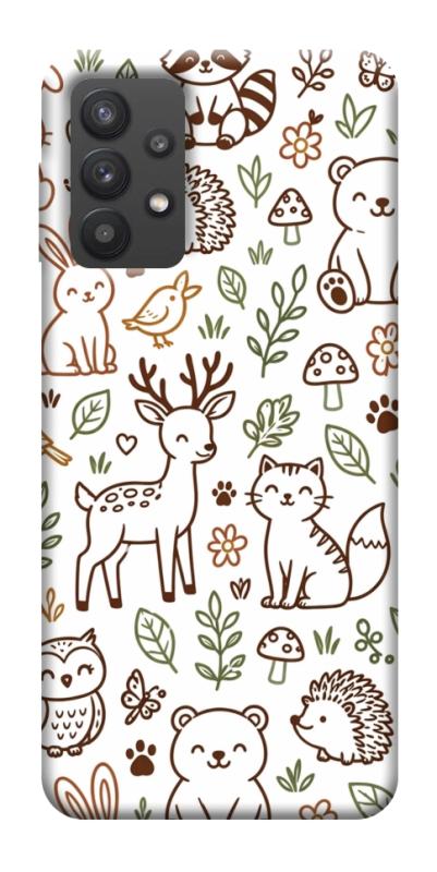 Чехол itsPrint Wildlife pattern для Samsung Galaxy A32 (A326B) 5G, паттерн, купить оптом с доставкой