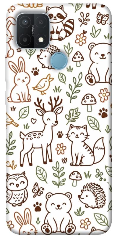 Чохол itsPrint Wildlife pattern для Oppo A15s / A15, паттерн, купити оптом з доставкою