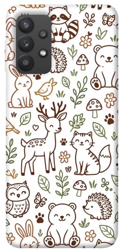 Чохол itsPrint Wildlife pattern для Samsung Galaxy A32 (A325F) 4G, паттерн, купити оптом з доставкою