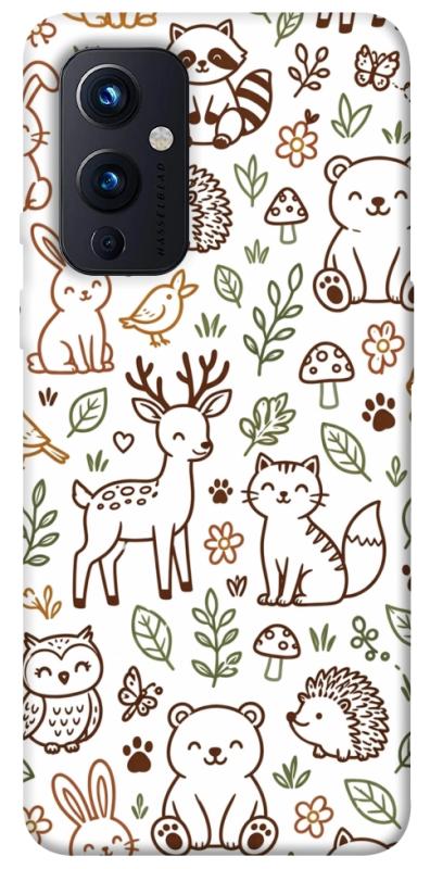 Чехол itsPrint Wildlife pattern для OnePlus 9, паттерн, купить оптом с доставкой