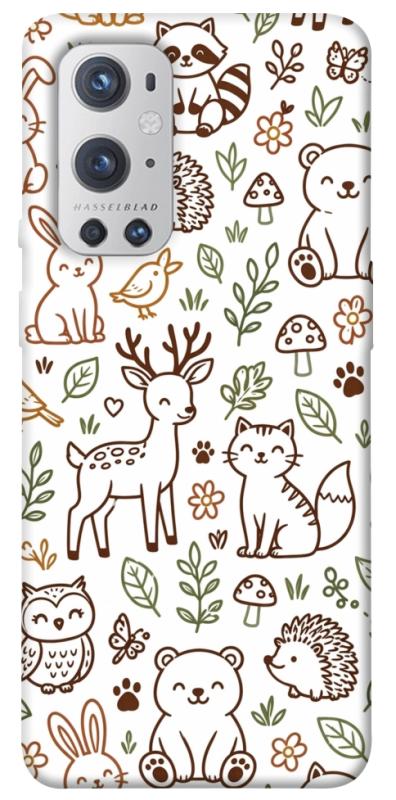 Чехол itsPrint Wildlife pattern для OnePlus 9 Pro, паттерн, купить оптом с доставкой
