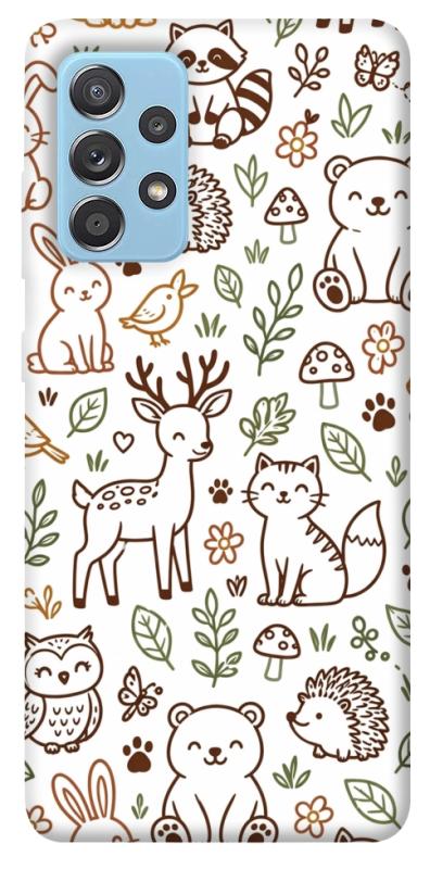 Чохол itsPrint Wildlife pattern для Samsung Galaxy A52 4G / A52 5G, паттерн, купити оптом з доставкою