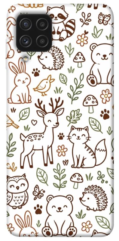 Чехол itsPrint Wildlife pattern для Samsung Galaxy A22 4G, паттерн, купить оптом с доставкой