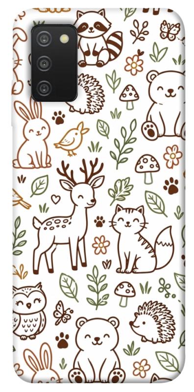 Чохол itsPrint Wildlife pattern для Samsung Galaxy A03s, паттерн, купити оптом з доставкою