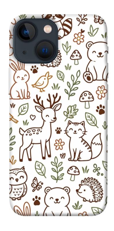 Чохол itsPrint Wildlife pattern для Apple iPhone 13 mini (5.4"), паттерн, купити оптом з доставкою