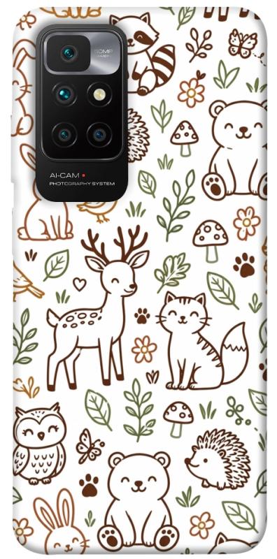 Чохол itsPrint Wildlife pattern для Xiaomi Redmi 10, паттерн, купити оптом з доставкою
