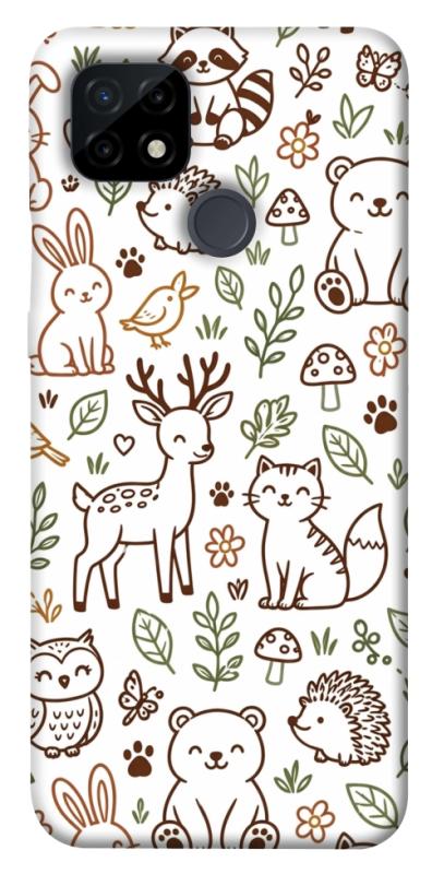 Чохол itsPrint Wildlife pattern для Realme C21, паттерн, купити оптом з доставкою