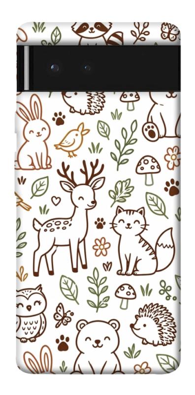 Чехол itsPrint Wildlife pattern для Google Pixel 6, паттерн, купить оптом с доставкой