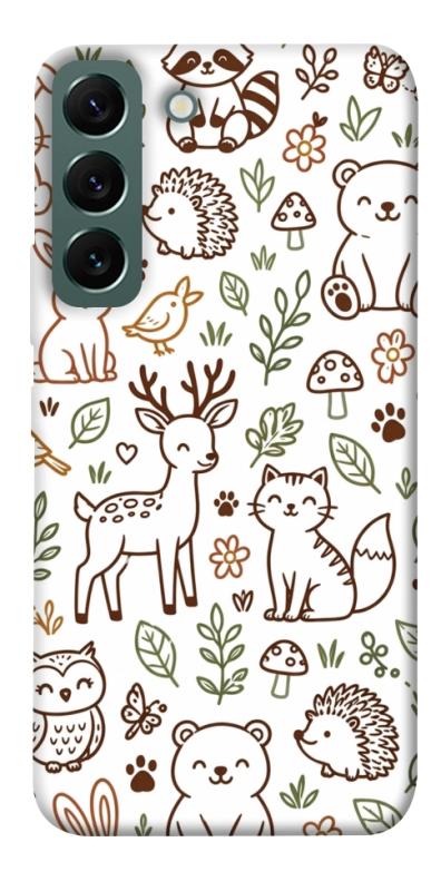 Чехол itsPrint Wildlife pattern для Samsung Galaxy S22, паттерн, купить оптом с доставкой