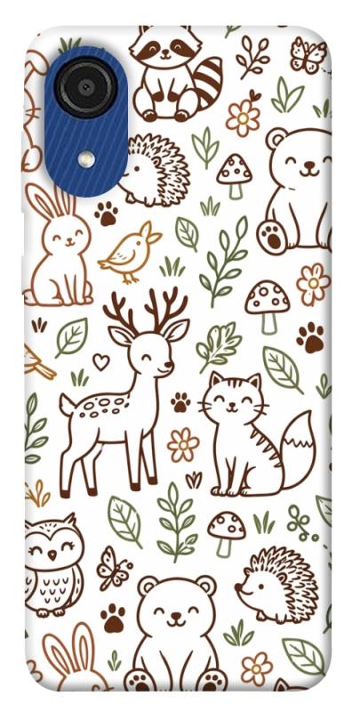 Чохол itsPrint Wildlife pattern для Samsung Galaxy A03 Core, паттерн, купити оптом з доставкою