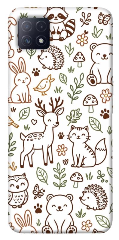 Чохол itsPrint Wildlife pattern для Oppo A72 5G / A73 5G, паттерн, купити оптом з доставкою