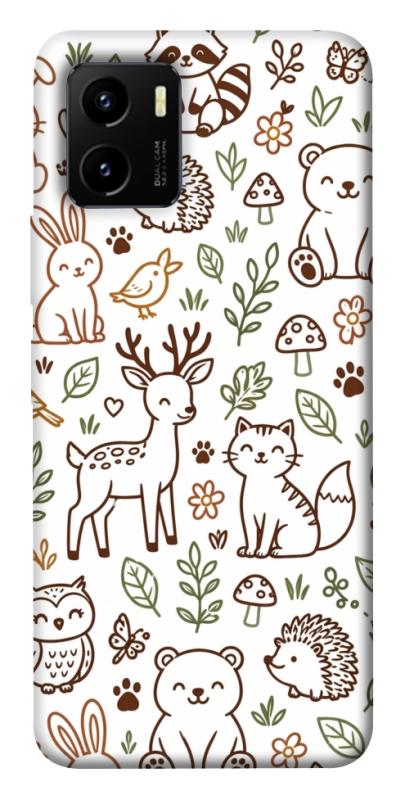 Чохол itsPrint Wildlife pattern для Vivo Y15s, паттерн, купити оптом з доставкою