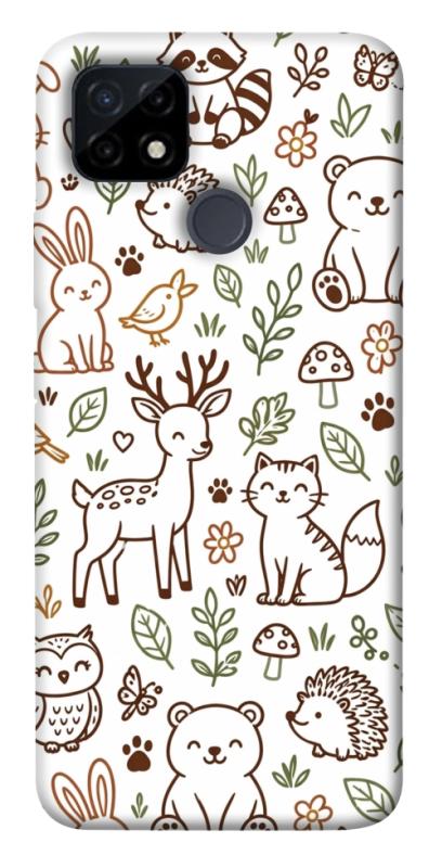 Чохол itsPrint Wildlife pattern для Realme C12, паттерн, купити оптом з доставкою