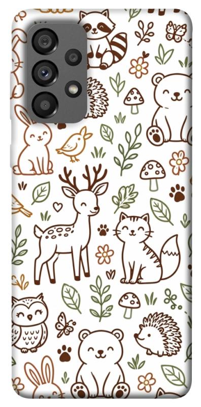 Чохол itsPrint Wildlife pattern для Samsung Galaxy A73 5G, паттерн, купити оптом з доставкою
