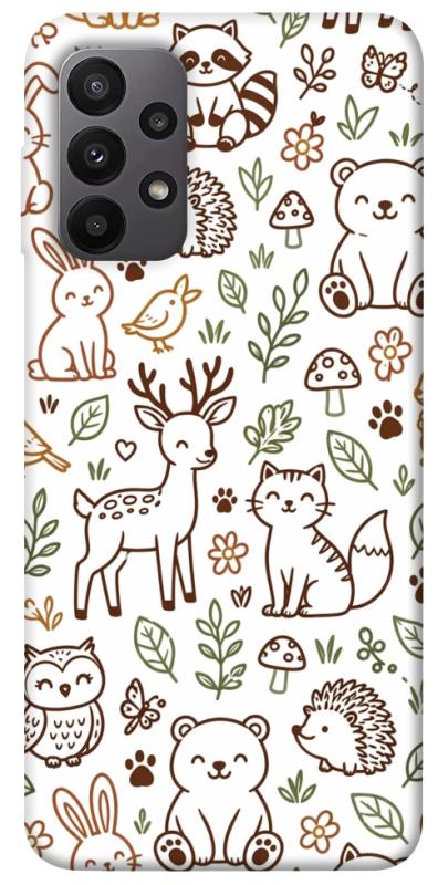 Чохол itsPrint Wildlife pattern для Samsung Galaxy A23 4G, паттерн, купити оптом з доставкою