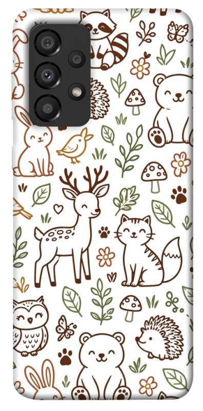 Чехол itsPrint Wildlife pattern для Samsung Galaxy A33 5G, паттерн, купить оптом с доставкой