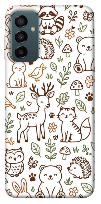 Чехол itsPrint Wildlife pattern для Samsung Galaxy M23 5G, паттерн, купить оптом с доставкой