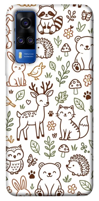 Чохол itsPrint Wildlife pattern для Vivo Y51a, паттерн, купити оптом з доставкою