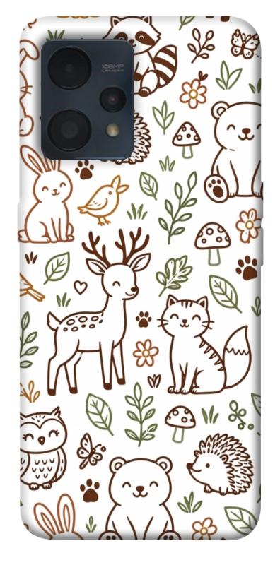 Чехол itsPrint Wildlife pattern для Realme 9 4G / 9 Pro+, паттерн, купить оптом с доставкой