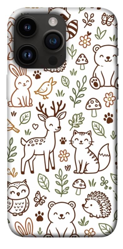 Чохол itsPrint Wildlife pattern для Apple iPhone 14 Pro Max (6.7"), паттерн, купити оптом з доставкою