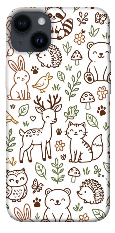 Чохол itsPrint Wildlife pattern для Apple iPhone 14 Plus (6.7"), паттерн, купити оптом з доставкою