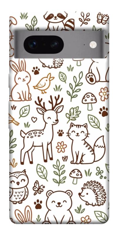 Чохол itsPrint Wildlife pattern для Google Pixel 7, паттерн, купити оптом з доставкою