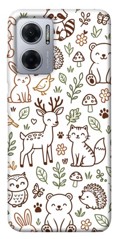 Чохол itsPrint Wildlife pattern для Xiaomi Redmi Note 11E, паттерн, купити оптом з доставкою