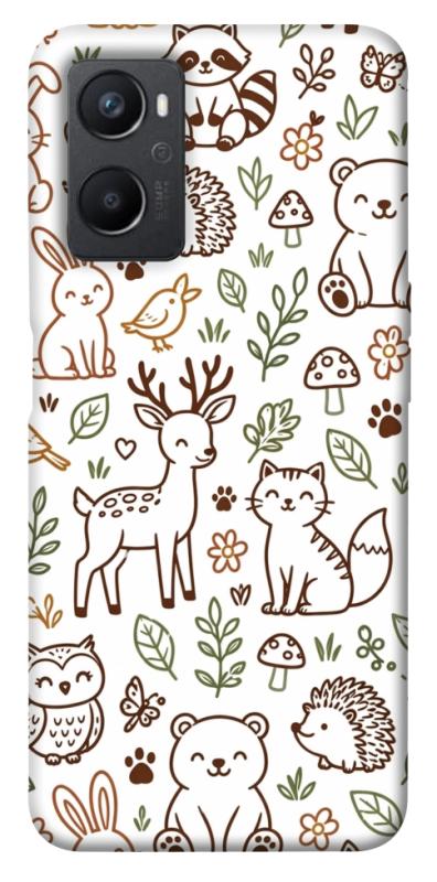 Чохол itsPrint Wildlife pattern для Oppo A96, паттерн, купити оптом з доставкою