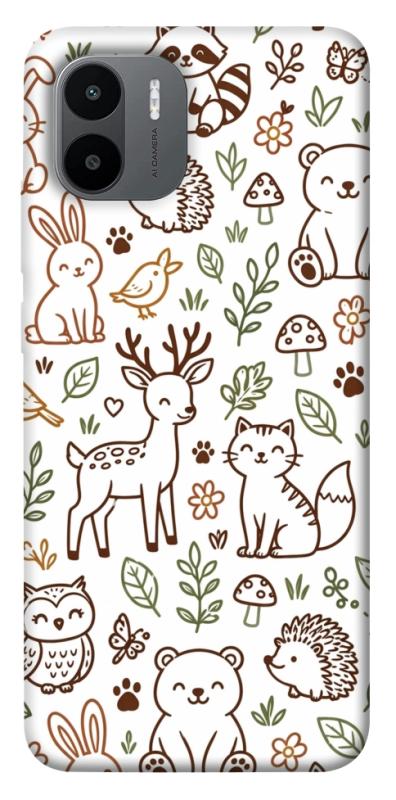 Чехол itsPrint Wildlife pattern для Xiaomi Redmi A1 / A2, паттерн, купить оптом с доставкой