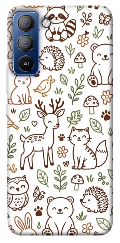 Чехол itsPrint Wildlife pattern для TECNO Pop 5 LTE, паттерн, купить оптом с доставкой