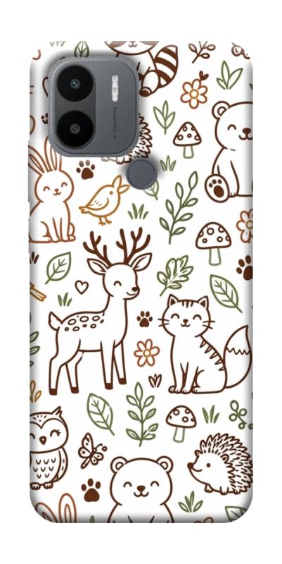 Чохол itsPrint Wildlife pattern для Xiaomi Redmi A1+ / A2+, паттерн, купити оптом з доставкою