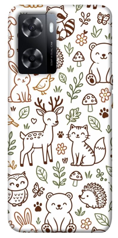 Чохол itsPrint Wildlife pattern для Oppo A57s, паттерн, купити оптом з доставкою